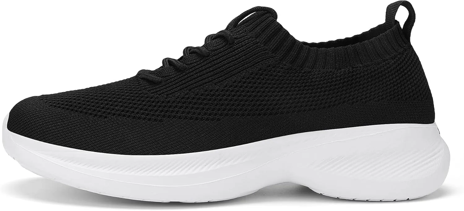 Casbeam Mens Running Shoes Comfortable Lightweight Breathable Walking Shoes Lace-up Shoes Mesh Workout Casual Sports Shoes