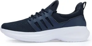 Casbeam Mens Running Shoes Comfortable Lightweight Breathable Walking Shoes Lace-up Shoes Mesh Workout Casual Sports Shoes