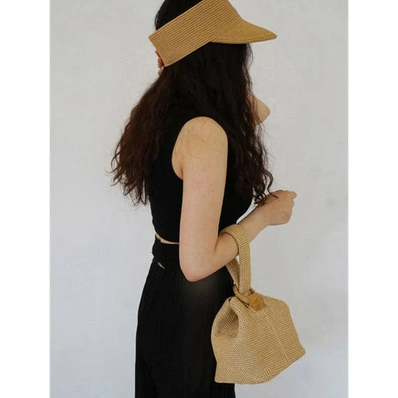 Casual Simple Weave Handbag