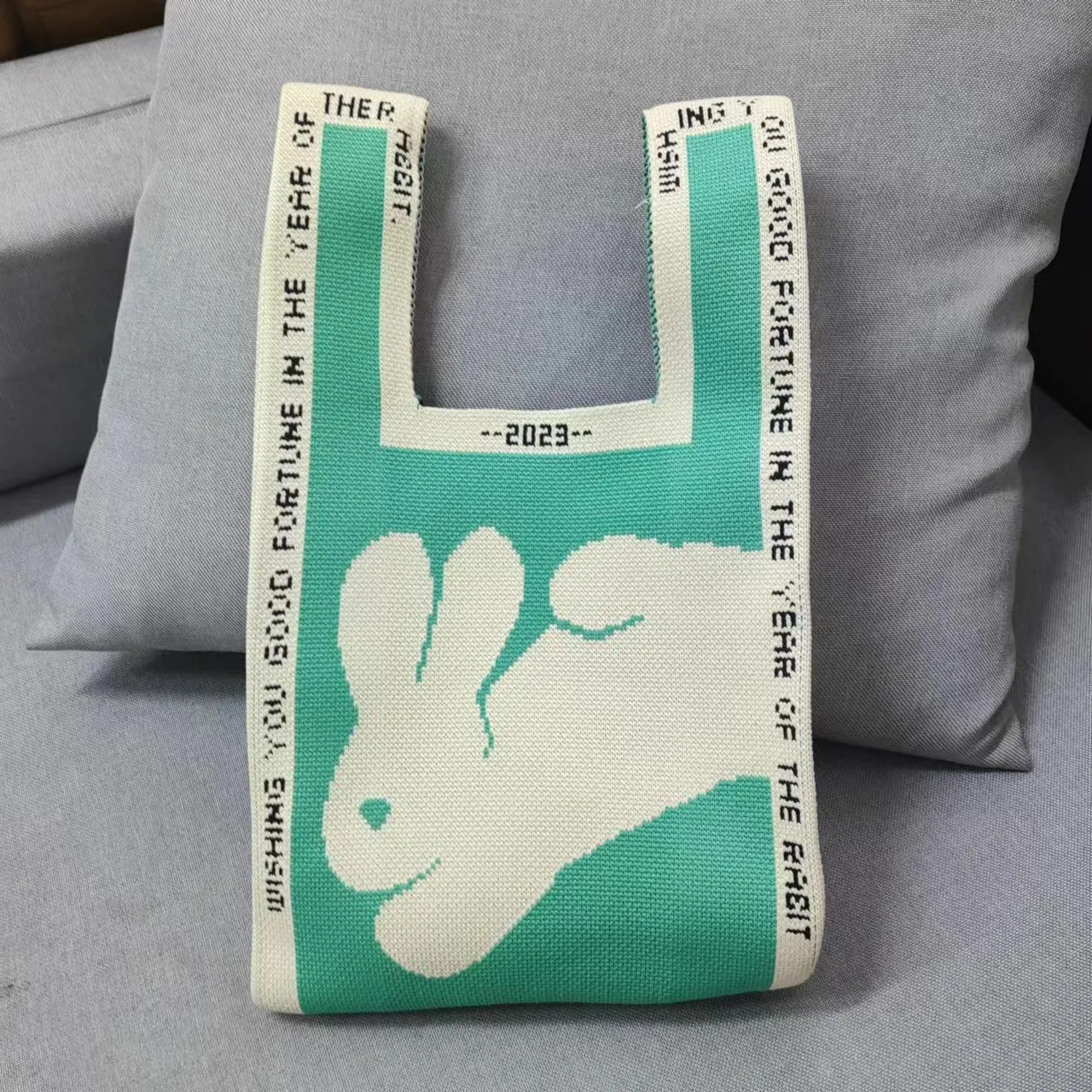 Casual Style Woolen Yarn Fashion Simple Handbags