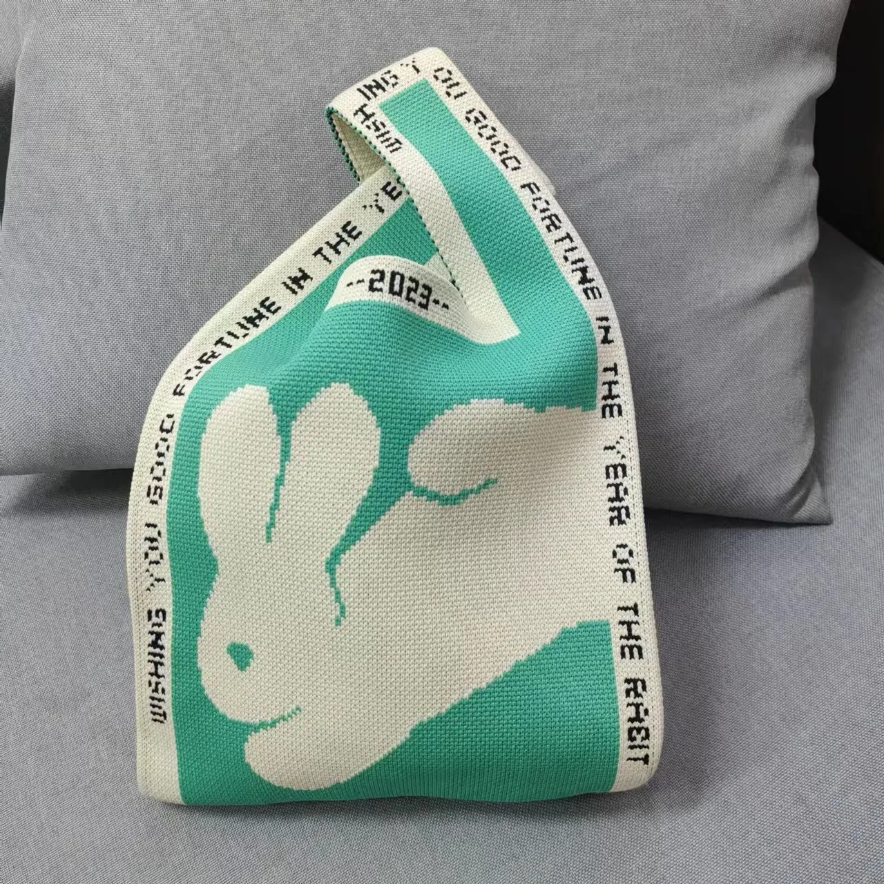 Casual Style Woolen Yarn Fashion Simple Handbags