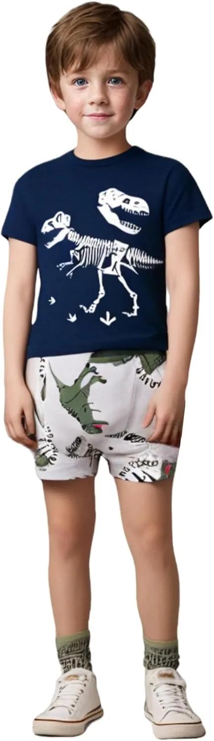 Cczmfeas Boys Kids Soft Cotton Fashion Boxer Briefs Toddler Breathable Underwear