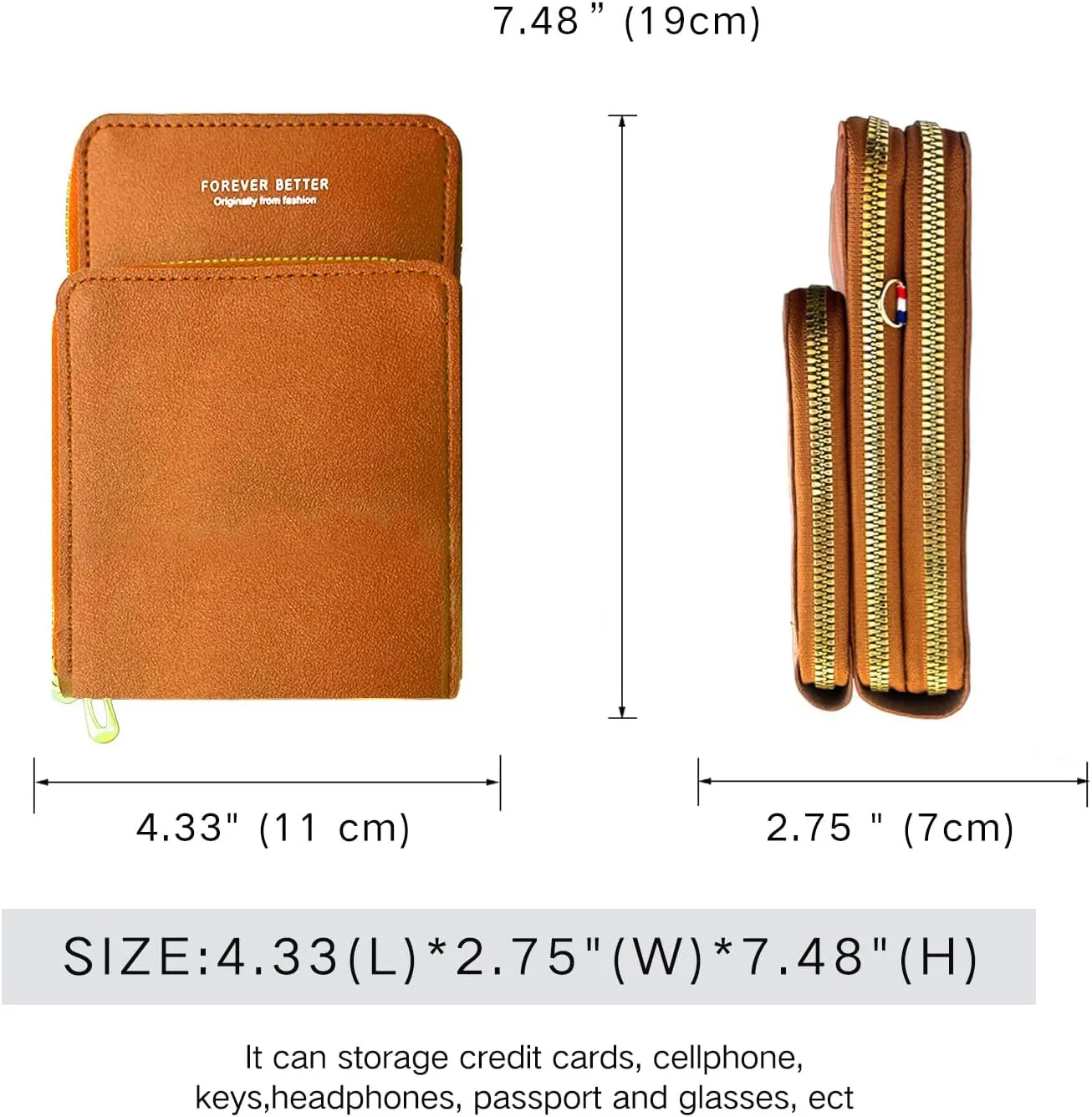 Cell Phone Crossbody Wallet