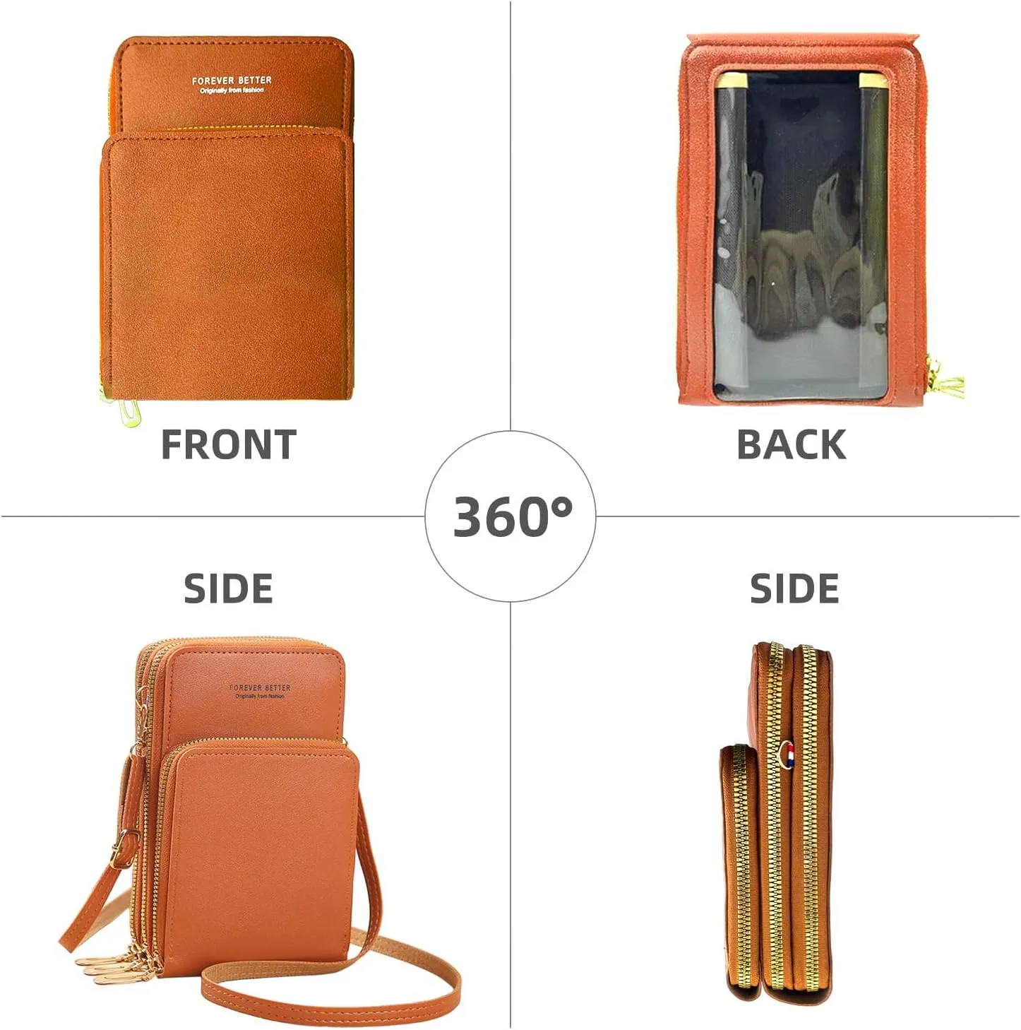 Cell Phone Crossbody Wallet
