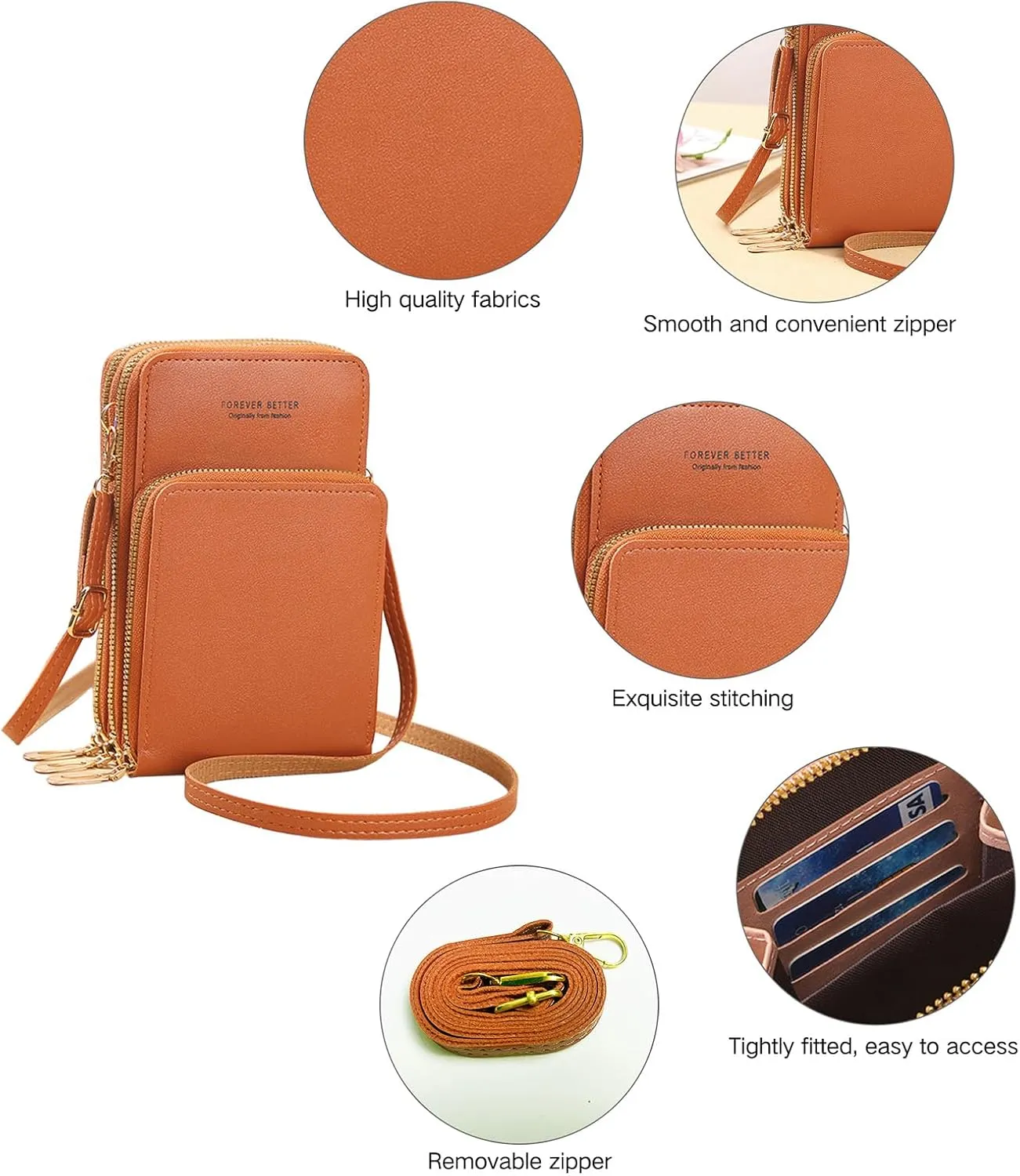 Cell Phone Crossbody Wallet