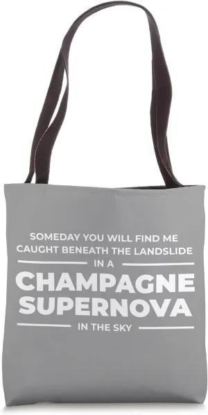 Champagne Supernova Tote Bag