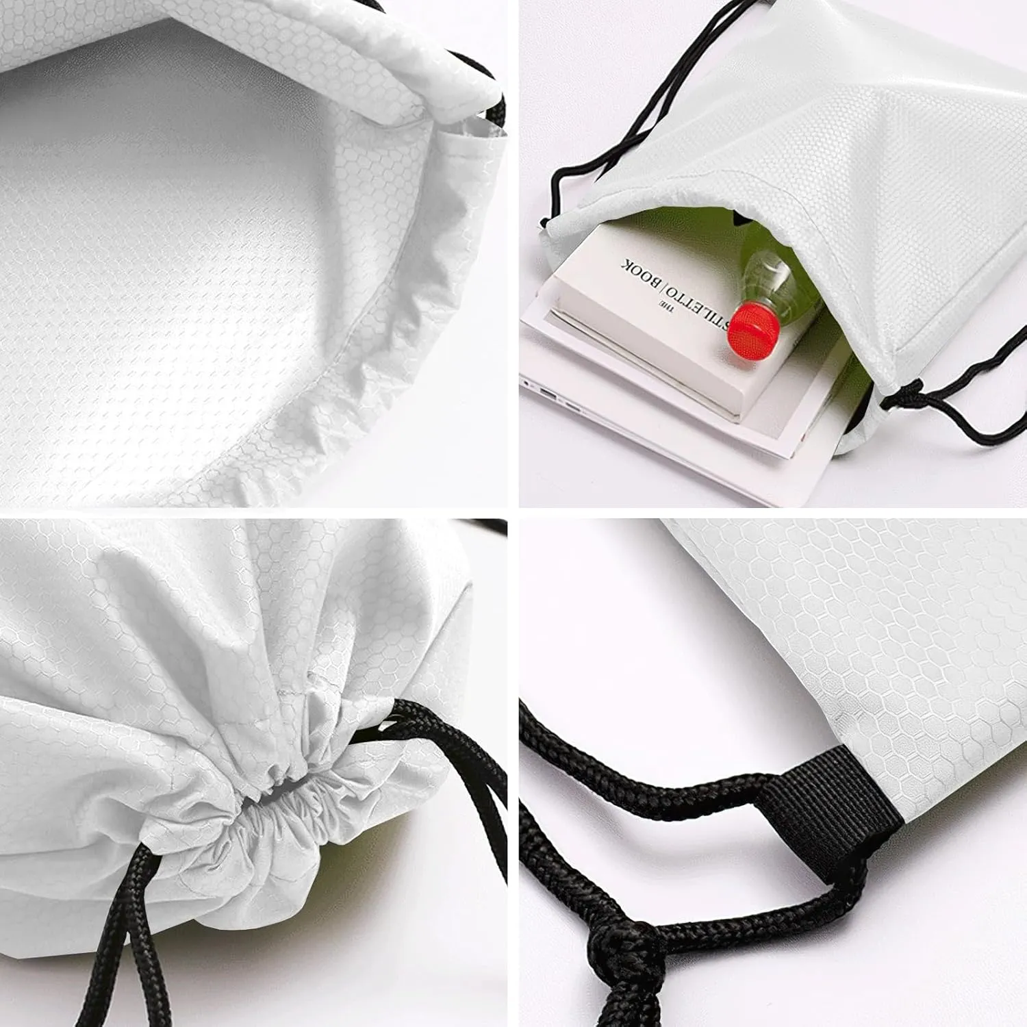 Cheer Waterproof Drawstring Backpack for Sports Gym for Sackpack String Bag for Basketball Bag Pom Cheerleader Green Black