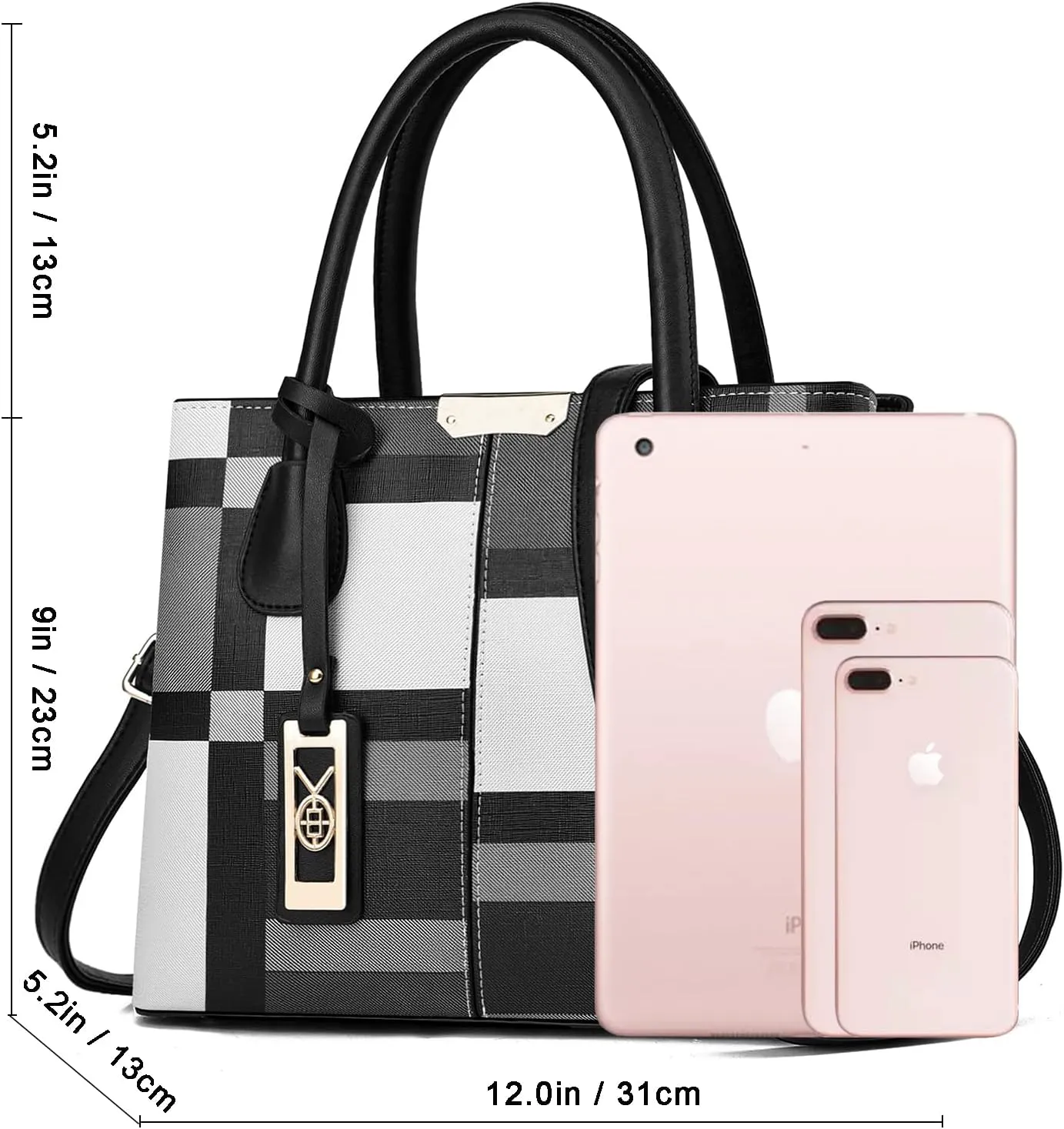 CHICAROUSAL Purses and Handbags for Women Leather Crossbody Bags Women's Tote Shoulder Bag