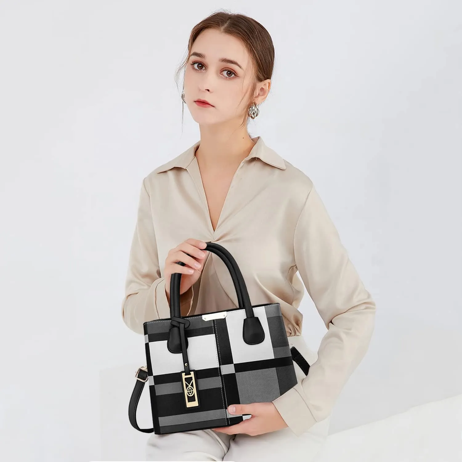 CHICAROUSAL Purses and Handbags for Women Leather Crossbody Bags Women's Tote Shoulder Bag