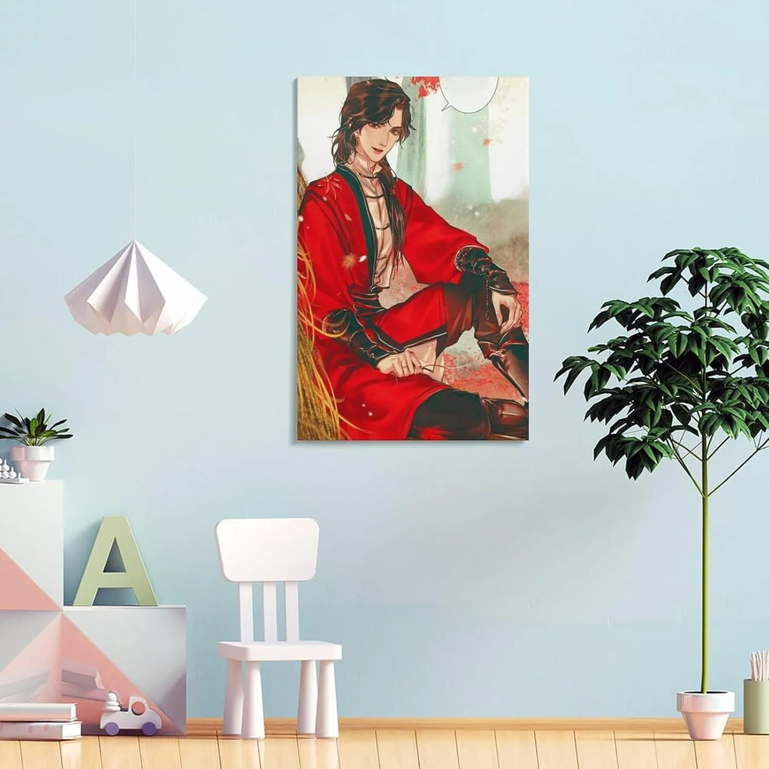 Chinese Anime Poster Heaven Official'S Blessing （Chinese：Tian Guan Ci Fu by Mo Xiang Tong Xiu） Poster Poster Decorative Painting Canvas