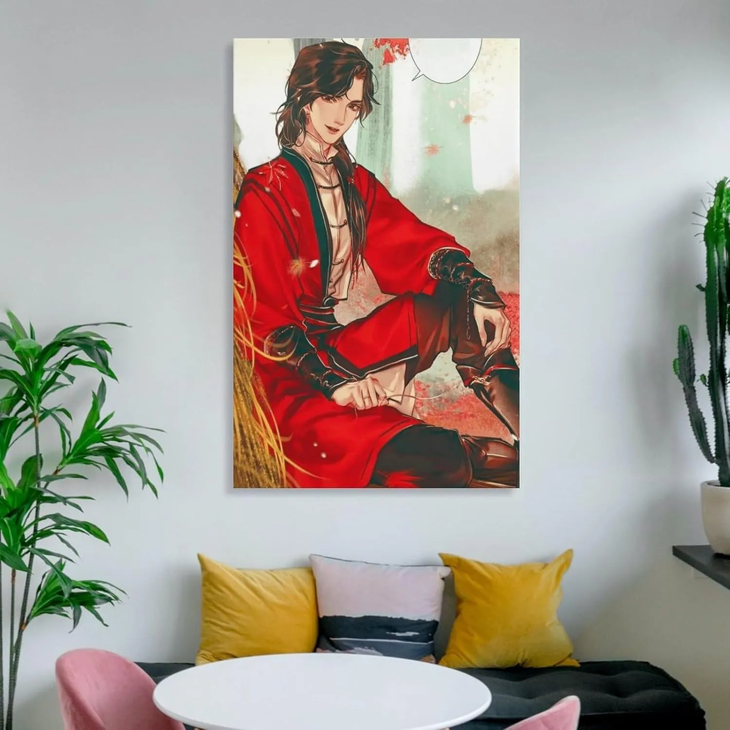 Chinese Anime Poster Heaven Official'S Blessing （Chinese：Tian Guan Ci Fu by Mo Xiang Tong Xiu） Poster Poster Decorative Painting Canvas