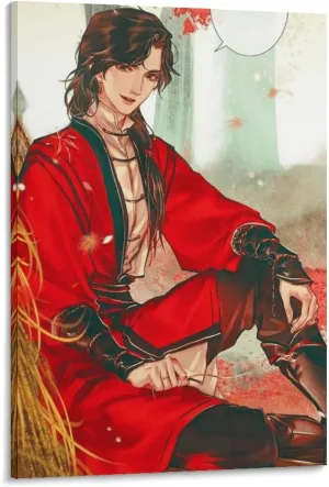 Chinese Anime Poster Heaven Official'S Blessing （Chinese：Tian Guan Ci Fu by Mo Xiang Tong Xiu） Poster Poster Decorative Painting Canvas