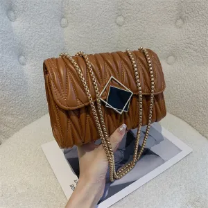 CL1067 - Simple casual chain Square Bag