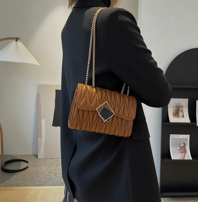 CL1067 - Simple casual chain Square Bag