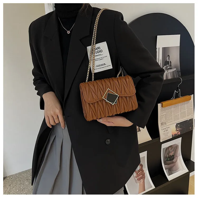 CL1067 - Simple casual chain Square Bag