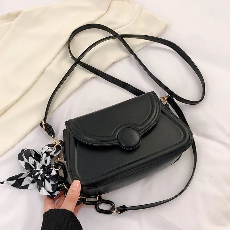 CL1070 - Silk Scarf Simple Messenger Bag
