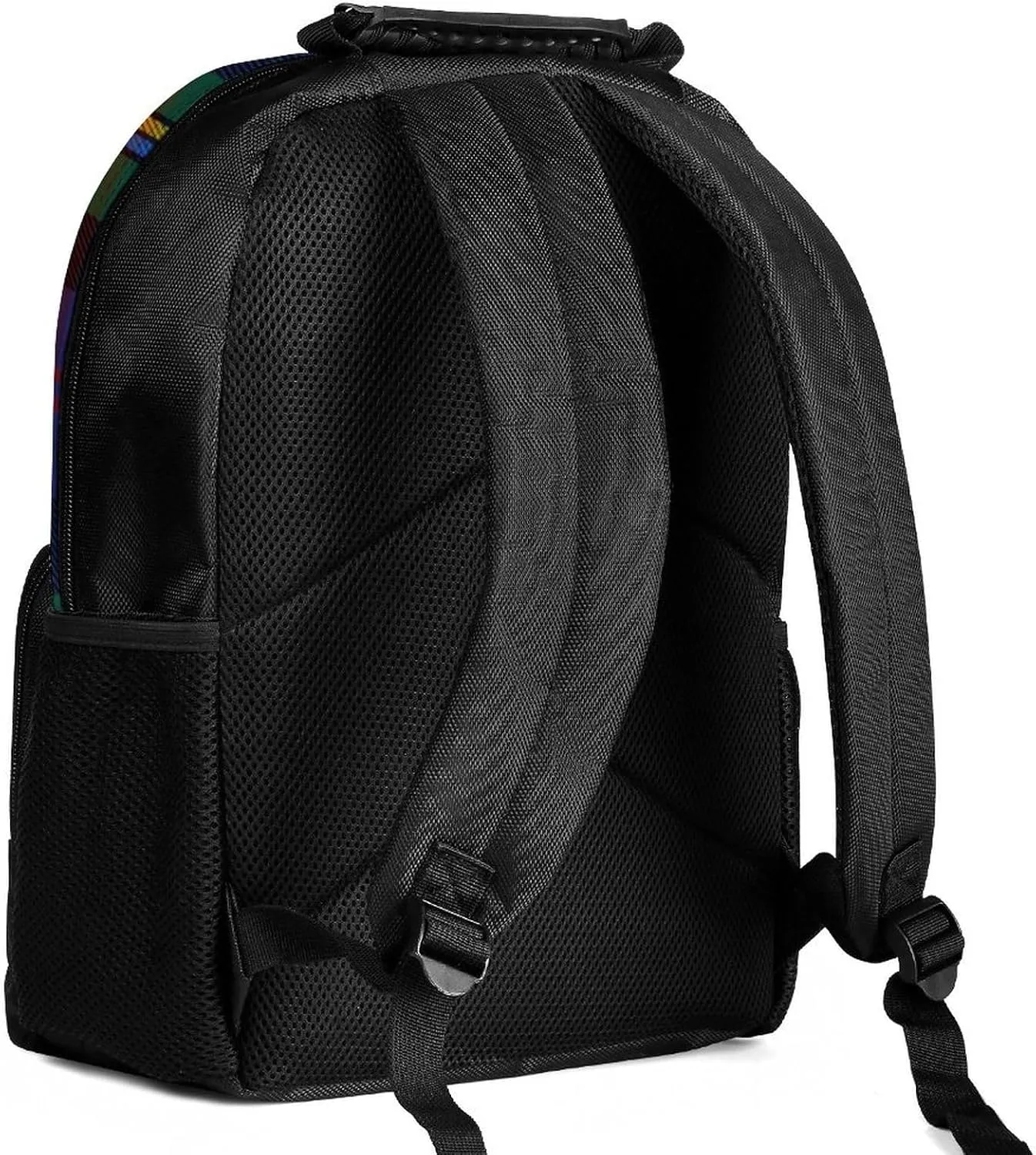 Clan Malcolm Tartan Large Capacity Fully Printed Backpack Unisex 16 Inches