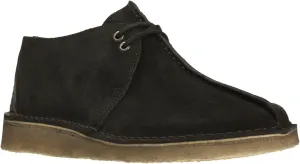 Clarks Men's Desert Trek Moccasin, Black Suede, 7 Medium US