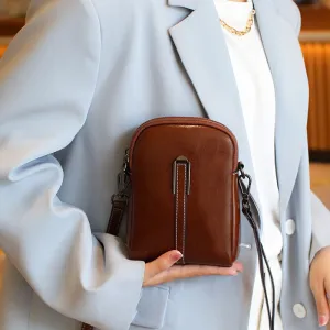 Classy Women's Mobile Fashion Live Leather Bags