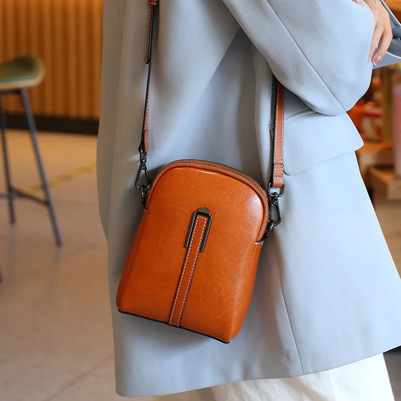 Classy Women's Mobile Fashion Live Leather Bags