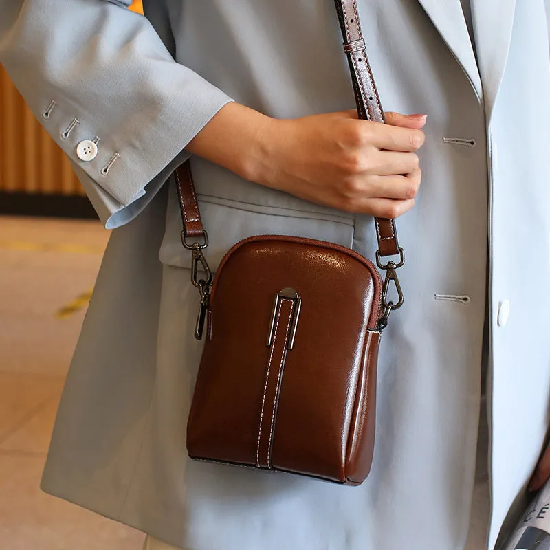 Classy Women's Mobile Fashion Live Leather Bags