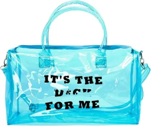 Clear Gym Bag for Women Clear Sports Duffel Bag Jelly Tote Bag Workout Bag Carry-All Shoulder Candy Colors Waterproof Travel Swim