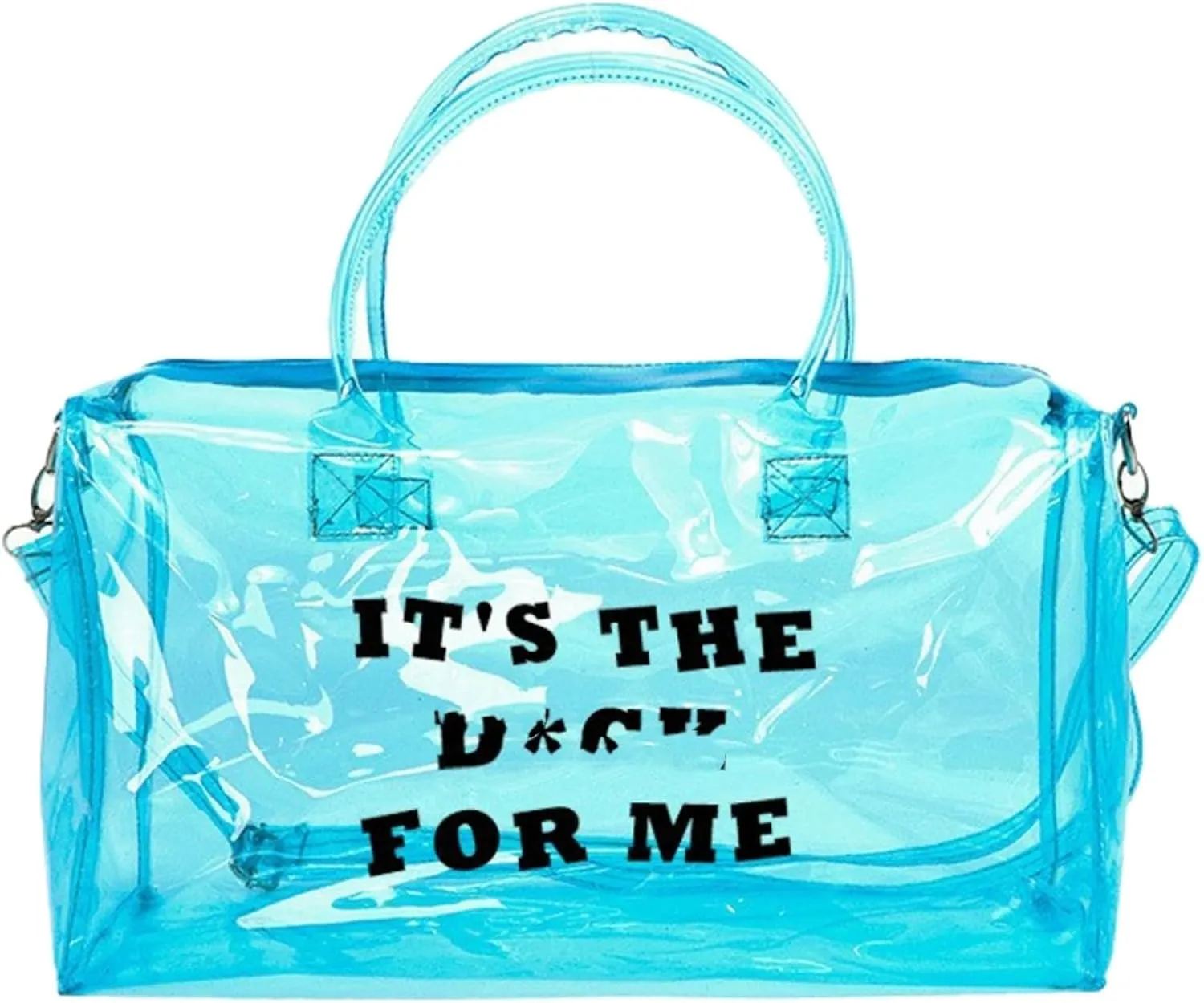 Clear Gym Bag for Women Clear Sports Duffel Bag Jelly Tote Bag Workout Bag Carry-All Shoulder Candy Colors Waterproof Travel Swim