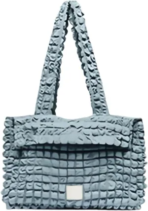 Cloud Single Shoulder Bag Crossbody Bag for Women Large Capacity Commuter Tote Bag Armpit Bag and Purse (Blue)