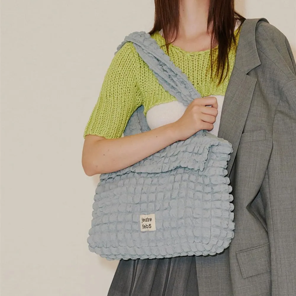 Cloud Single Shoulder Bag Crossbody Bag for Women Large Capacity Commuter Tote Bag Armpit Bag and Purse (Blue)