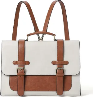 CLUCI Briefcase for Women Leather Laptop 15.6 Inch Business Ladies Work Computer Tote Bags