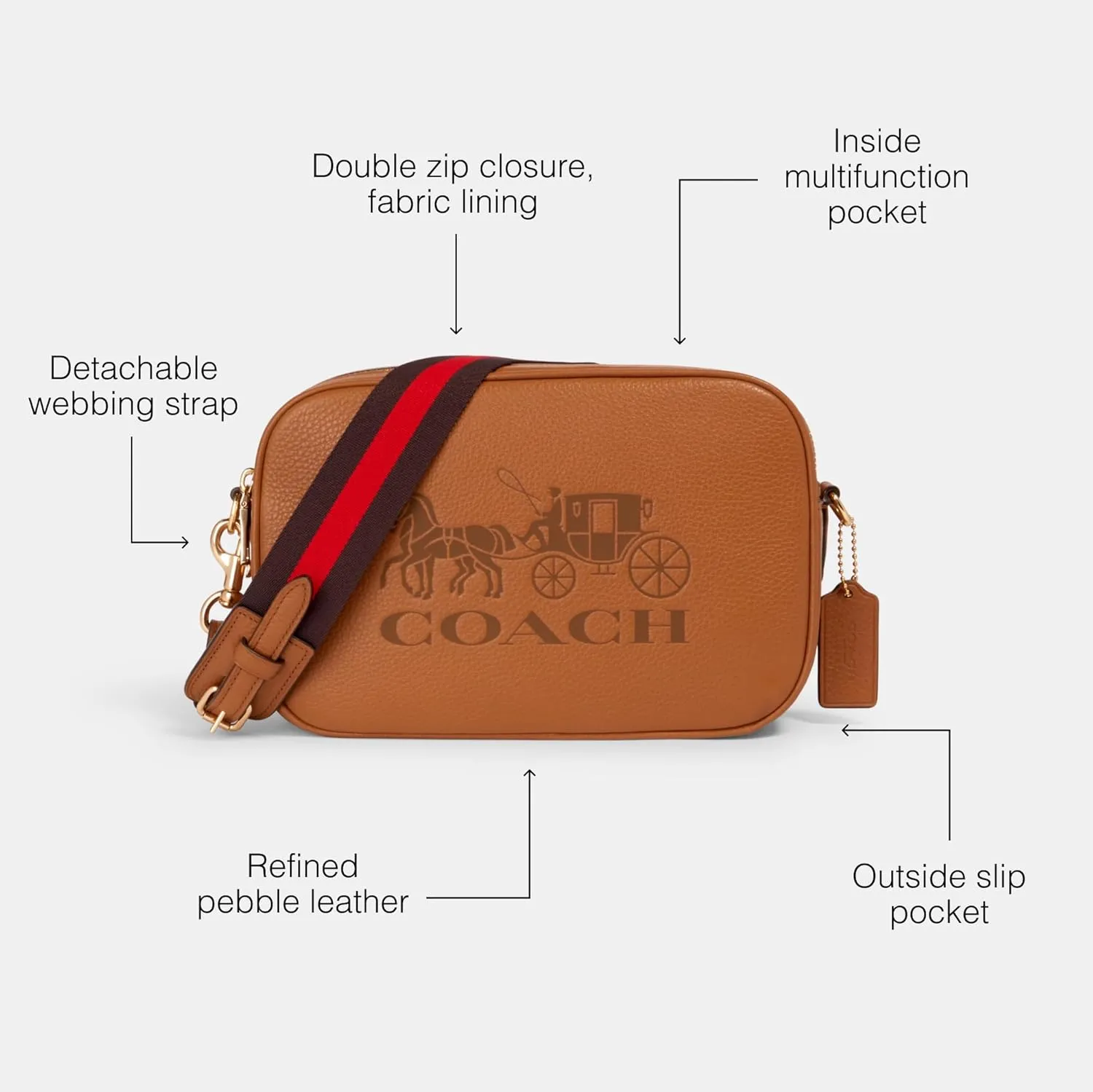Coach Unisex Jes Crossbody