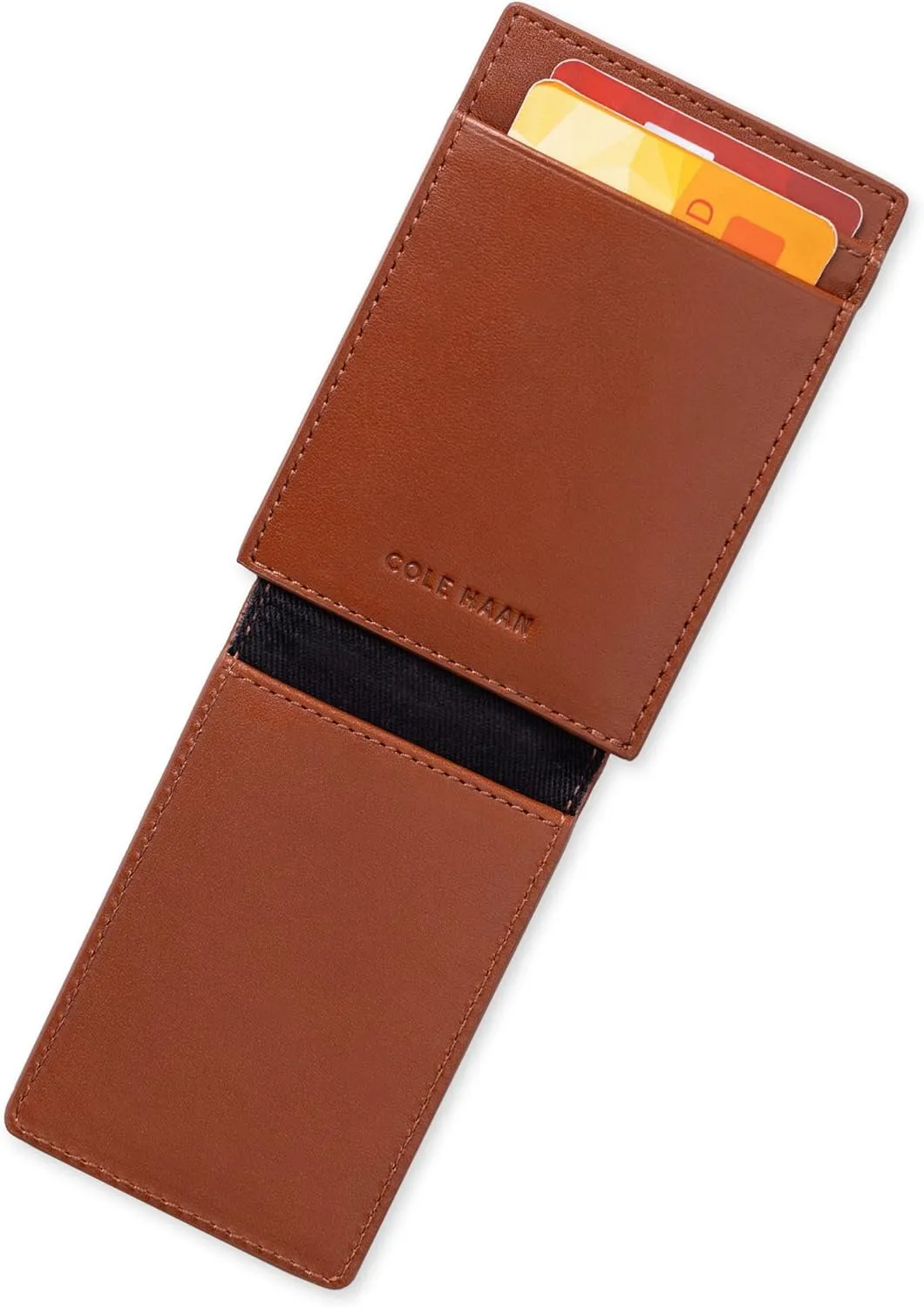 Cole Haan Men's Leather Slim Magnetic Front Pocket RFID Wallet