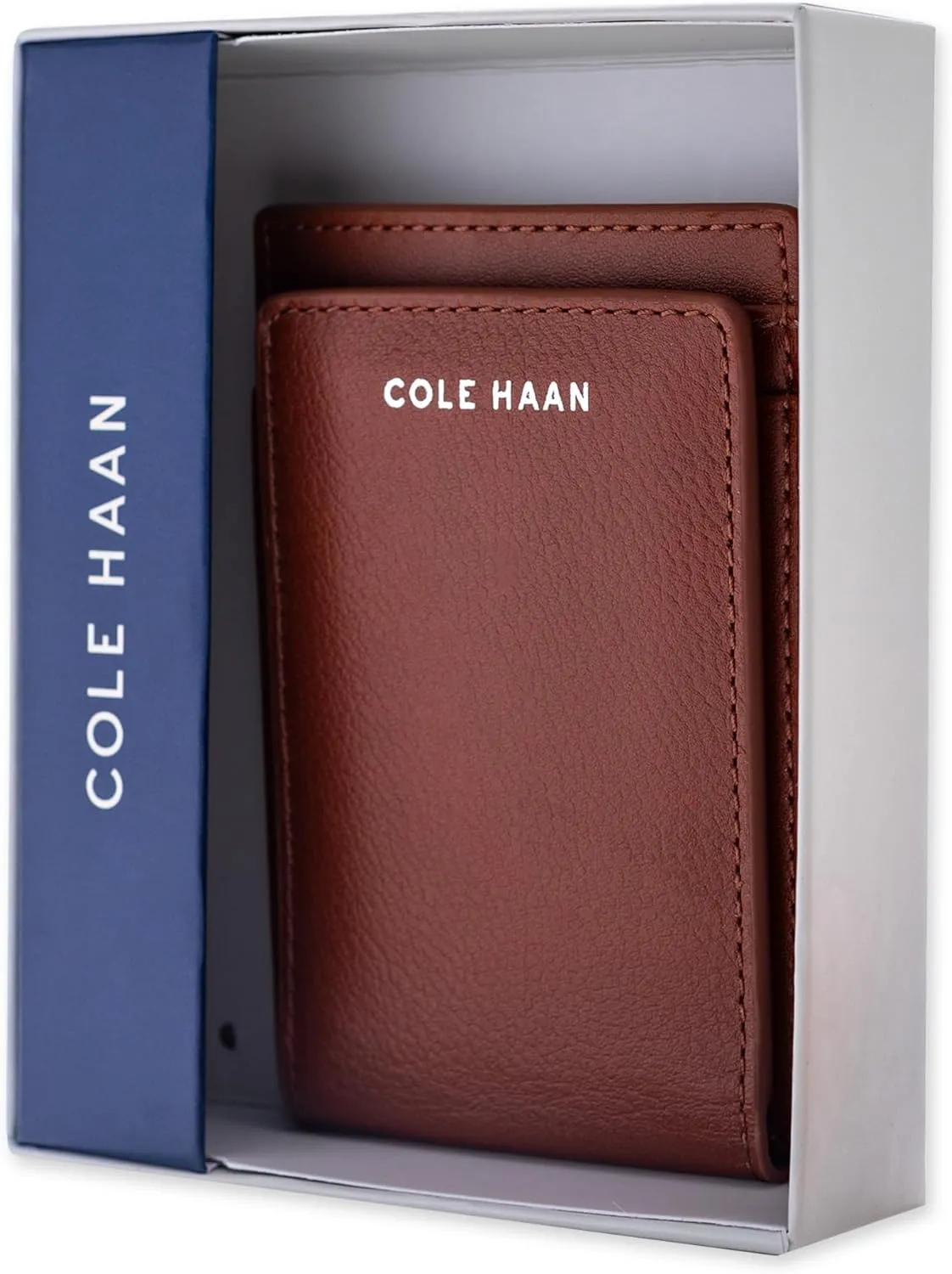 Cole Haan Men's Leather Slim Magnetic Front Pocket RFID Wallet