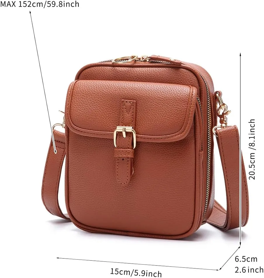 Collaborate Crossbody Bag with Scarf, Collaboraten1 Crossbody Leather Bag, Anti-Theft Retro Calfskin Design