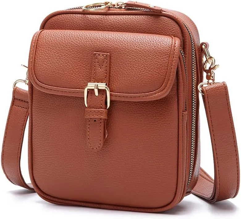 Collaborate Crossbody Bag with Scarf, Collaboraten1 Crossbody Leather Bag, Anti-Theft Retro Calfskin Design
