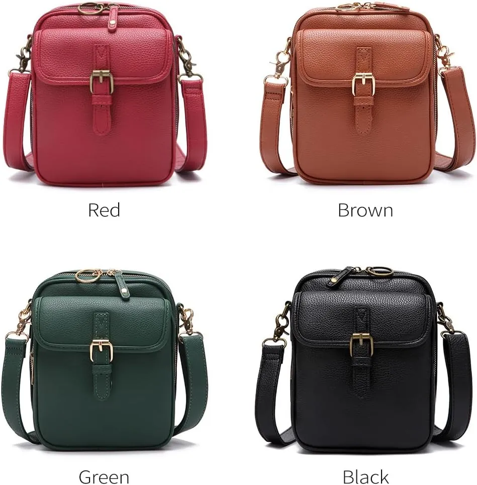 Collaborate Crossbody Bag with Scarf, Collaboraten1 Crossbody Leather Bag, Anti-Theft Retro Calfskin Design