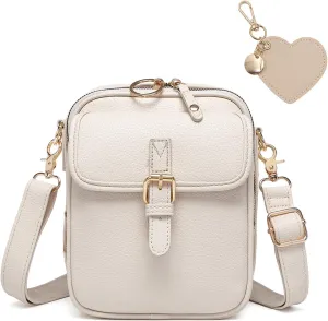 Collaborate Crossbody Leather Bag, Urvashi Crossbody Leather Bag Shoulder Bag, Adjustable Shoulder Strap