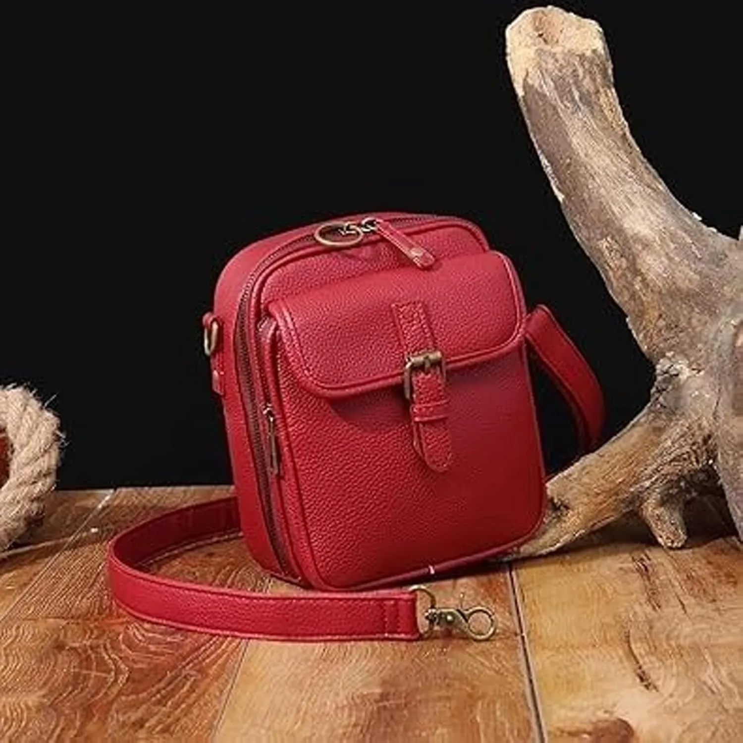 Collaboraten1 Crossbody Leather Bag, Collaborateam Urvashi Tojoyride Anti Theft Shoulder Bags for Women Travel