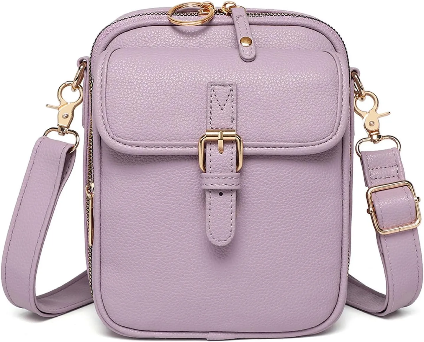 Collaboraten1 Crossbody Leather Bag, Purse Vintage Mini Messenger Bag, Anti-Theft, Multi-Slot Large Capacity Bag