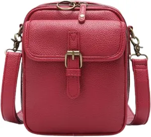 Collaboraten1 Crossbody Leather Bag, Urvashi Crossbody Leather Bag, Retro Double-Layer Large Capacity Bags