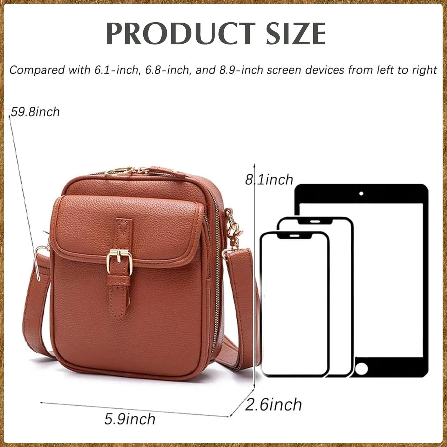 Collaboraten1 Crossbody Leather Bag,Collaborateam Urvashi Collaboration Tojoyride Anti Theft Shoulder Bags