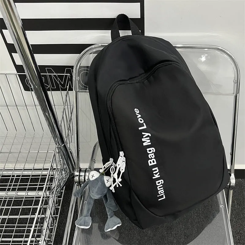 College Letter Large Capacity Fashion Trendy Backpacks