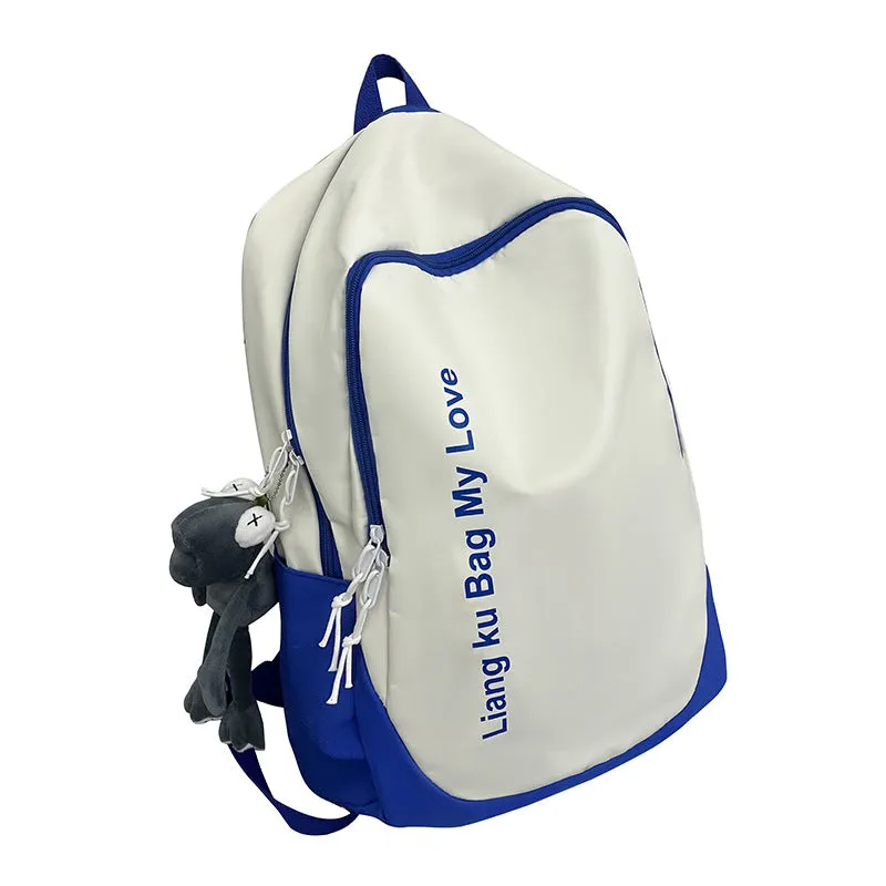 College Letter Large Capacity Fashion Trendy Backpacks