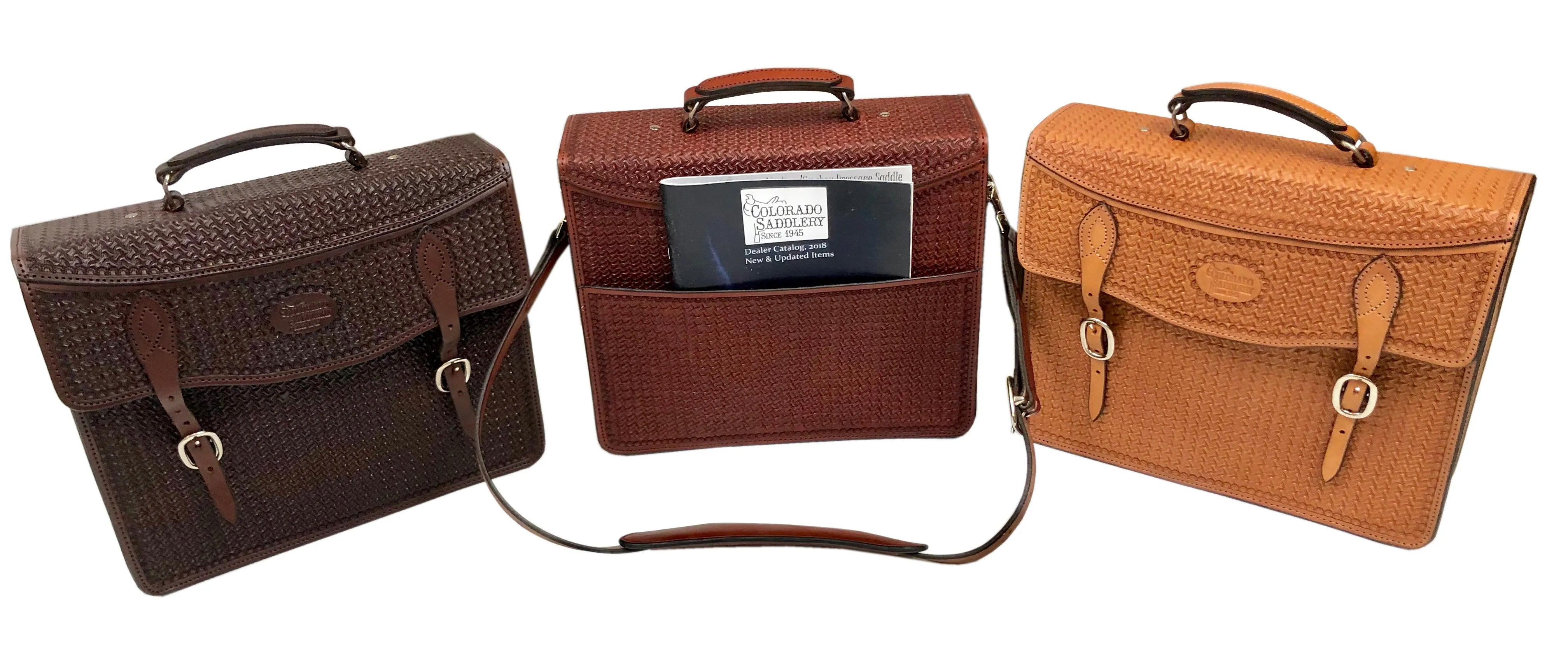 Colorado Saddlery Handmade Leather Briefcase