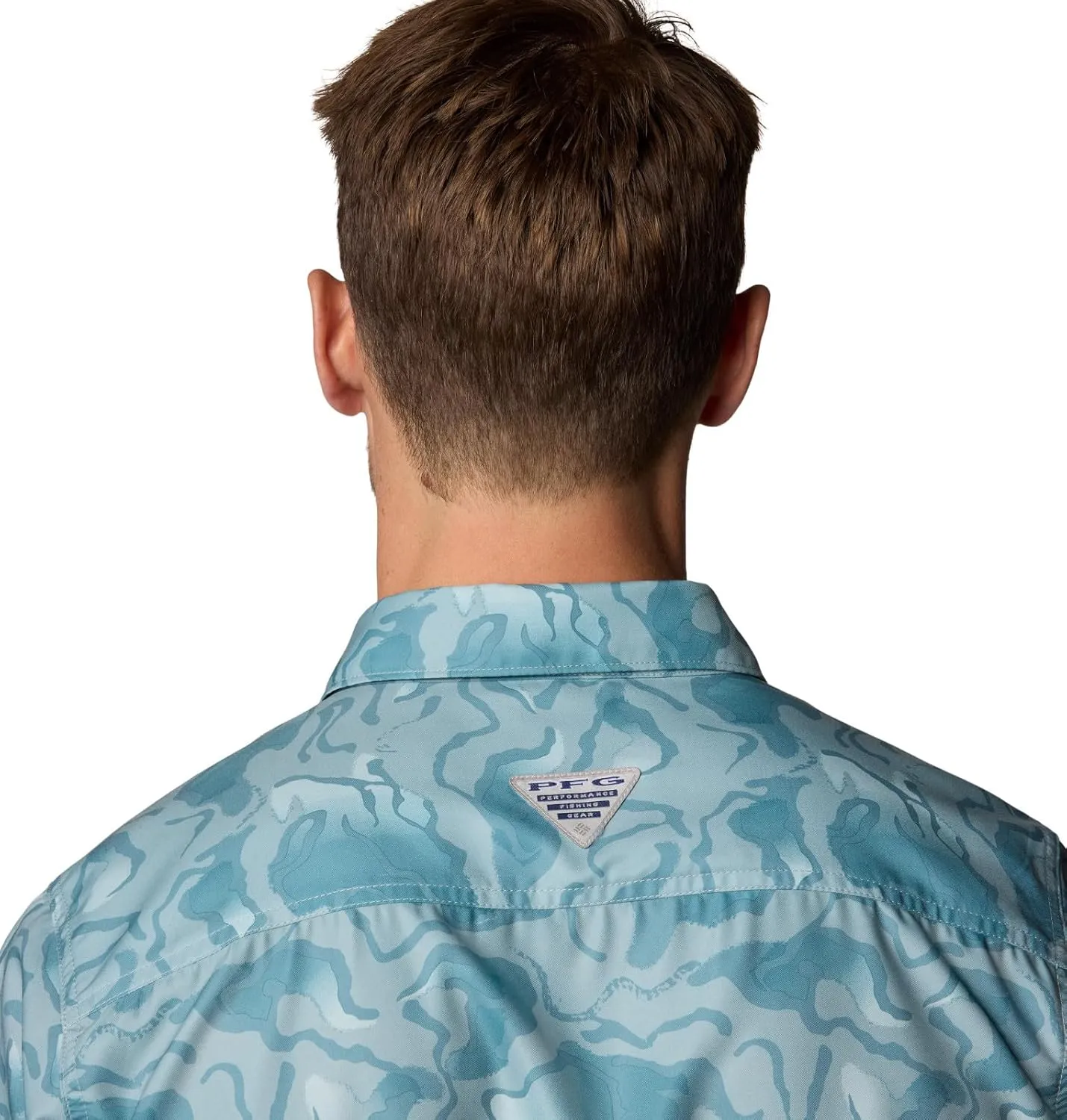 Columbia Men's PFG Uncharted Printed Short Sleeve Shirt