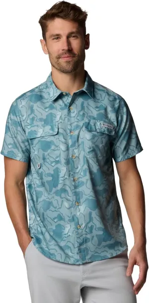 Columbia Men's PFG Uncharted Printed Short Sleeve Shirt
