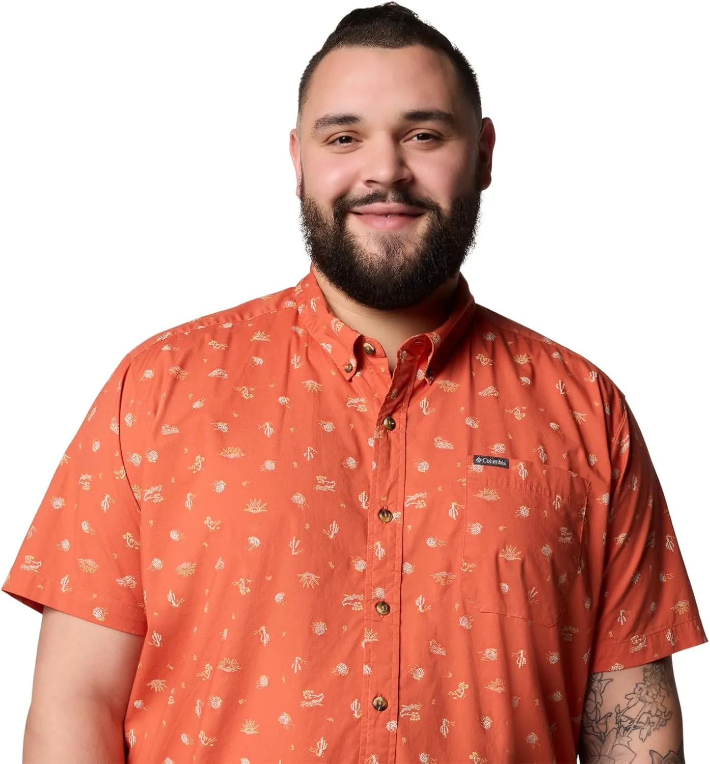 Columbia Men's Rapid Rivers Printed Short Sleeve Shirt