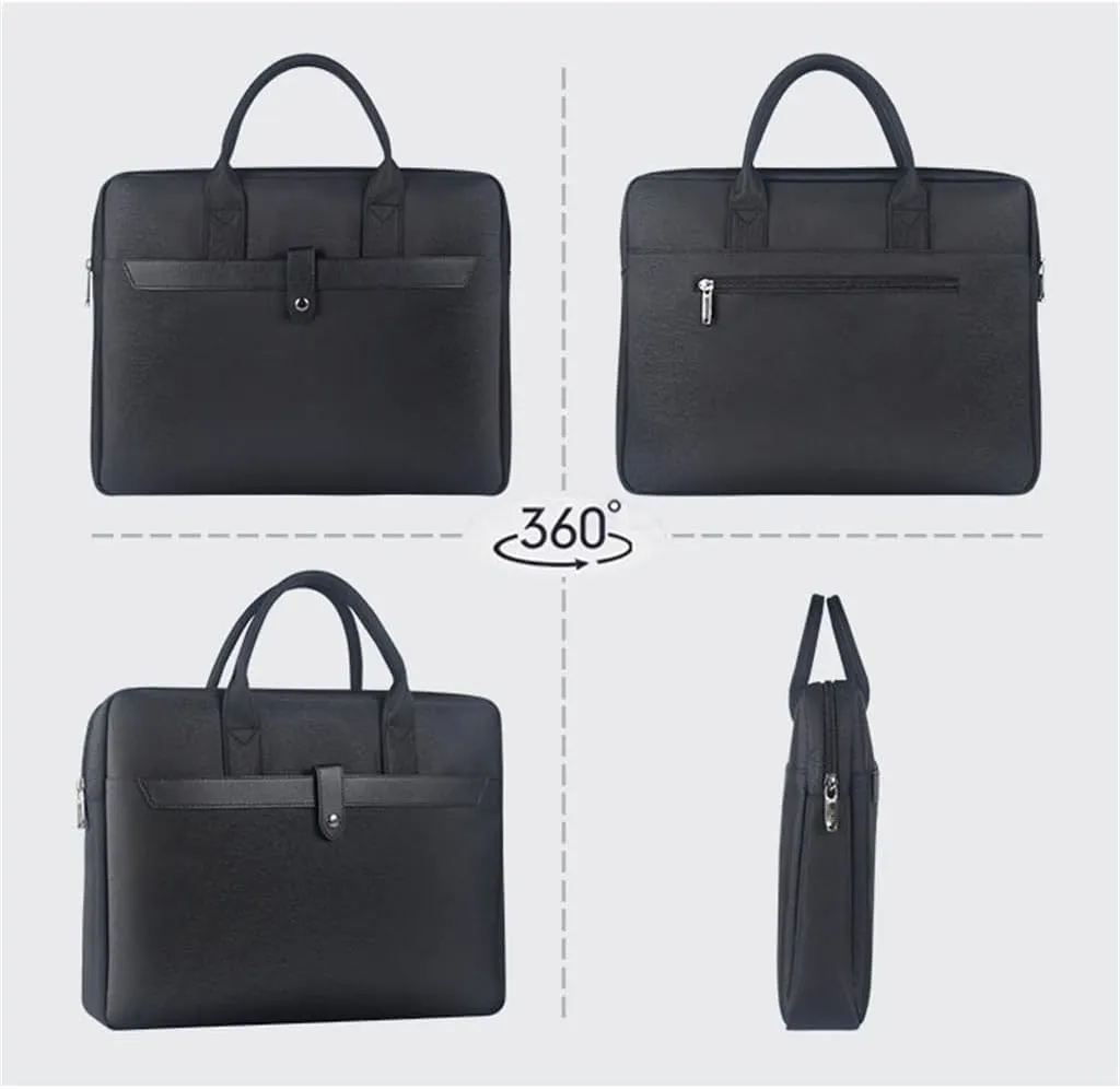 Conference Bag Briefcase File Case Zip Canvas Business Bag Handbag Man's Business Bag Storage Bag