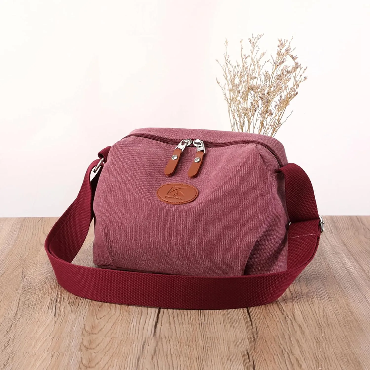Crossbody Bag for Women Small Canvas Lightweight Casual Purses for Travel Daily