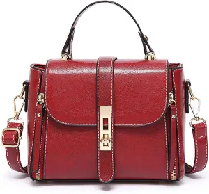 Crossbody Bag, Women's Handbag, Shoulder Bag, Oily Wax Leather Women's Bag